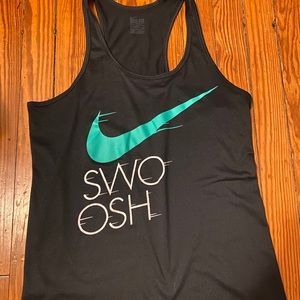 Nike workout racer back tank top